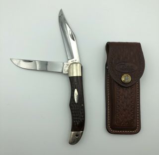 Vintage Case Xx 5265 Sab Folding Hunter Knife Xx Era 1965 - 1969 W/ Sheath
