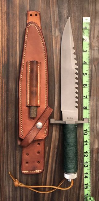 Handmade Jimmy Lile Rambo First Blood Mission Sly Ii Knife Pre No Dot