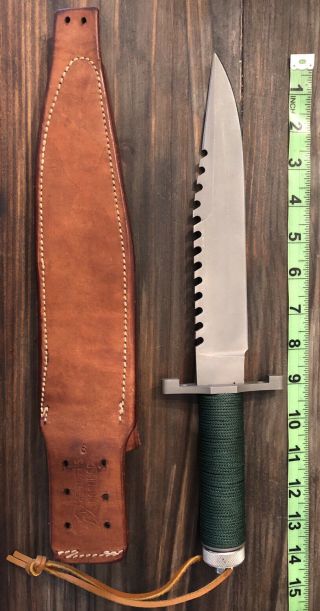 Handmade Jimmy Lile Rambo First Blood Mission Sly II Knife Pre No Dot 2