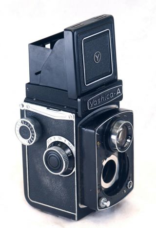 Vintage Yashica A Tlr Film Camera Body Japan