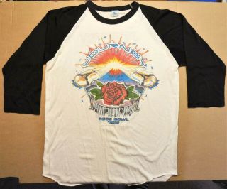 Vintage Rock Tour Shirt Journey Blue Oyster Cult Triumph Rose Bowl 1982 Tag Sz L