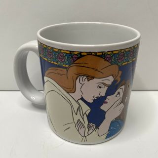 Vintage Beauty And The Beast Mug Disney Collector Cup