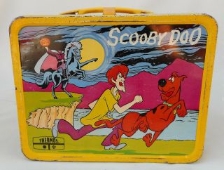 1973 Vintage Scooby Doo Metal Lunch Box No Thermos
