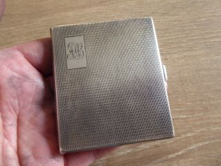 S.  Blanckensee & Son Ltd Quality Antique Solid Silver Cigarette Case