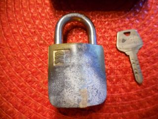 Vtg NOS 2 Sargent Keso Padlock High Security Lock Dimple Key Hardened Shackle 2