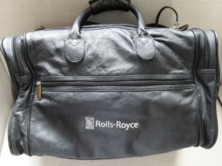 Vintage Rolls Royce ▪leather Duffle Bag▪by Claire Chase 18 " X 10 " X 10 " Classic