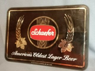 Vintage Schaefer Beer Sign,  America 