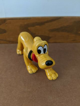 Vintage Ceramic Pluto The Pup Figurine Walt Disney Productions Japan