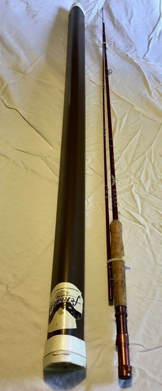 Vintage Fenwick Fly Fishing Rod Ff755 7 1/2 3 1/8 Oz 2 Piece Rod With Hard Case