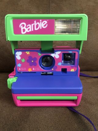 Vintage Polaroid Barbie Instant One Step 600 Camera