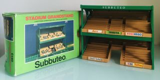 Vintage Subbuteo Table Football Stadium Grandstand C140 - Boxed