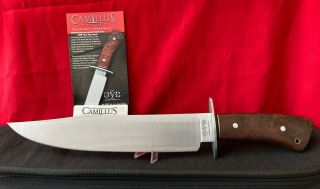 Camillus Ovb Jerry Fisk Southwest Bowie Knife W/desert Ironwood Handle
