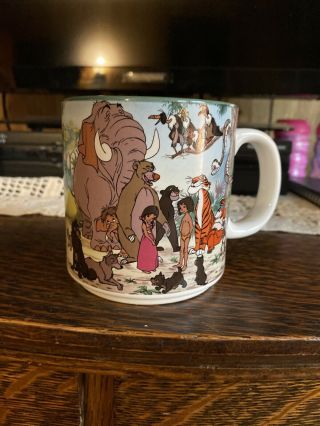 Vintage Walt Disney The Jungle Book Coffee Mug Cup Made In Japan