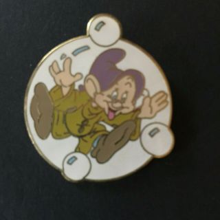 Dopey In A Soap Bubble Snow White Dwarf Disney Pin 1343