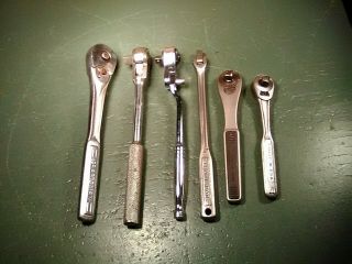 Old Vintage Mechanics Tools Craftsman And Other Ratchet Wrenches Fine