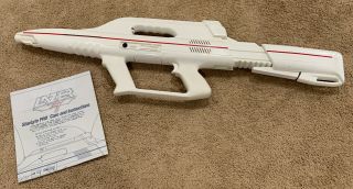 Vintage Wow Lazer Tag 1986 Starlyte Pro Laser Pulse Rifle W/ Instructions