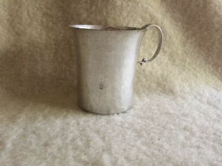 Vintage Sterling Silver 0315 Christening Baby Child Cup Engraved W/ Name Kathy