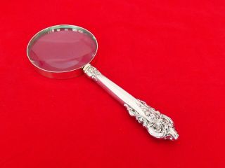 Wallace Sterling Silver Grande Baroque 3 " Magnifying Glass Yd - 44