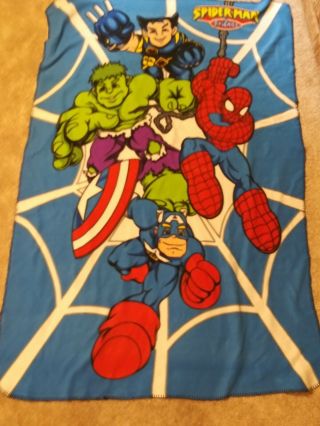 Spider - Man And Friends Fleece Throw/blanket