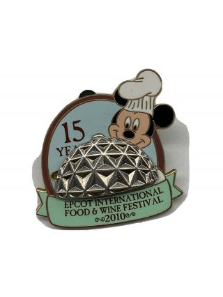Disney Pin Trading Series 2010 Epcot International Food And Wine Festival Mickey