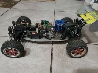 Kyosho 1/8 Vintage Inferno?4wd Buggy Rc For Repair/restore/ Or Parts