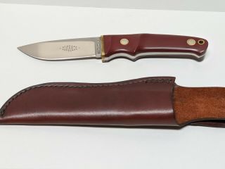 Schrade Loveless 3068 Usa Rl - 2 Hunter Knife W/ Leather Sheath
