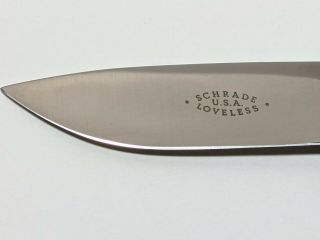 Schrade Loveless 3068 USA RL - 2 Hunter Knife w/ Leather Sheath 2