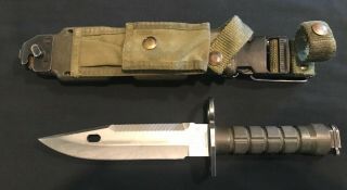 M9 Phrobis Iii Combat Knife Bayonet With Sheath