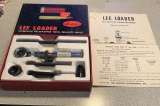 Vintage Lee Loader Reloading Kit 7.  7 Jap Japanese