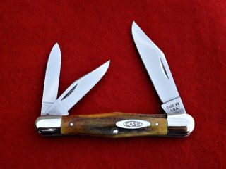 Vintage 1964 - 69 Case Xx Usa 5383 Stag Large Whittler Knife