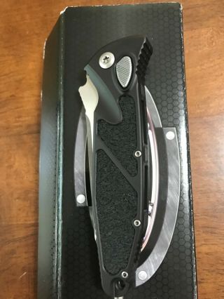 Microtech Socom Elite Tanto “a” M390 Steel With Light Marks On Pocket Clip