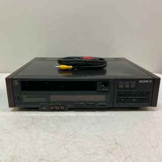 Vintage Sony Vhs Player Video Cassette Recorder Vcr Slv - 70hf Missing Door
