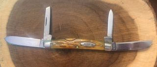Rare Vintage 1965 - 69 Case Xx Usa 5488 Congress Stag/antler Handle Pocket Knife