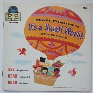 Vintage Walt Disney Read Along Story Book And Record 1978 It 