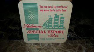 (VTG) Old Style special export beer Coasters 100 Heilemans & pack rare 2