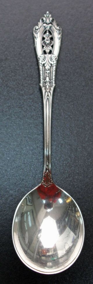 Wallace Sterling Rose Point 6 3/4 " Gumbo Soup Spoons