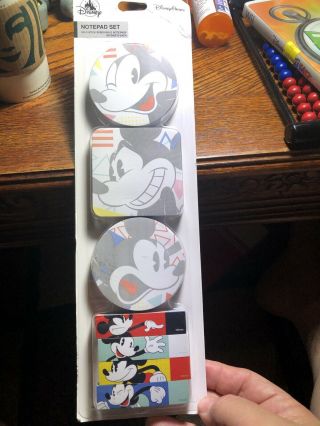 Disney Mickey Mouse Sticky Notepad Set - - 100 Sheets Each