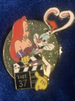 2006 Jessica & Roger Rabbit Glitter Movie Take 37 Disney Trading Pin