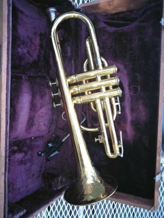 Ambassador Trumpet Vintage Olds Trumpet With Case
