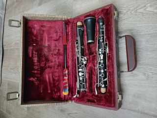 Vintage Linton Elkhart U.  S.  A Oboe Missing Peice