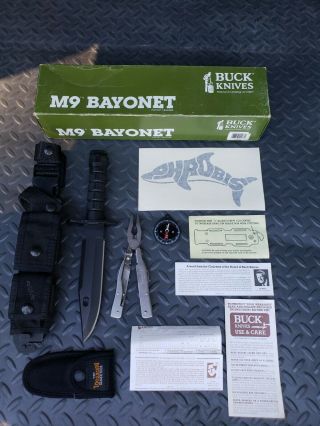 Buck 188/m9 Phrobis Bayonet " Black Cat " Plus & Last 1