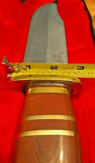 John Nelson Cooper Knife Bowie Knife Heavy and Micarta Handle 2