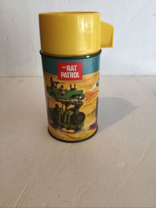Vintage Metal Thermos The Rat Patrol Aladdin Industries See Pictures