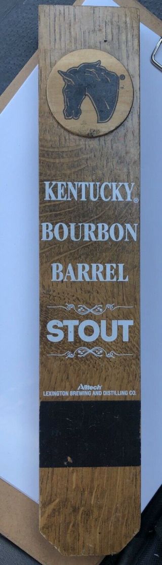 Kentucky Bourbon Barrel Ale Beer Tap Handle