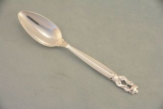 Georg Jensen Acorn Sterling Silver 5 - 7/8 " Fruit Spoon No Monogram