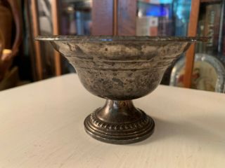 Weighted Empire Sterling Silver Candy Bowl / Dish W/ Pedestal Base 83