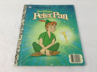 A Little Golden Book Walt Disney Peter Pan 104 - 60 1989 Hc