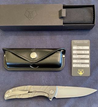 Shirogorov Knife Fl95 With Case,  Complet Box