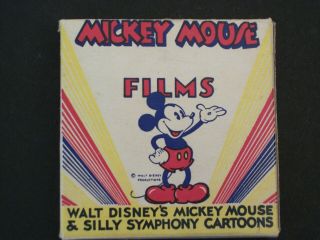 Disney Mickey Mouse & Silly Symphony Cartoon 8mm Film No.  1812 Donald 