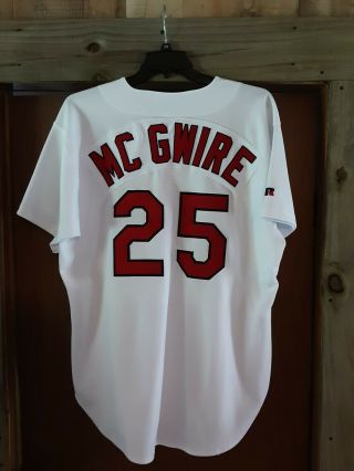 Vintage Mark Mcgwire St.  Louis Cardinals Jersey 25 Mens Size 48 Russell